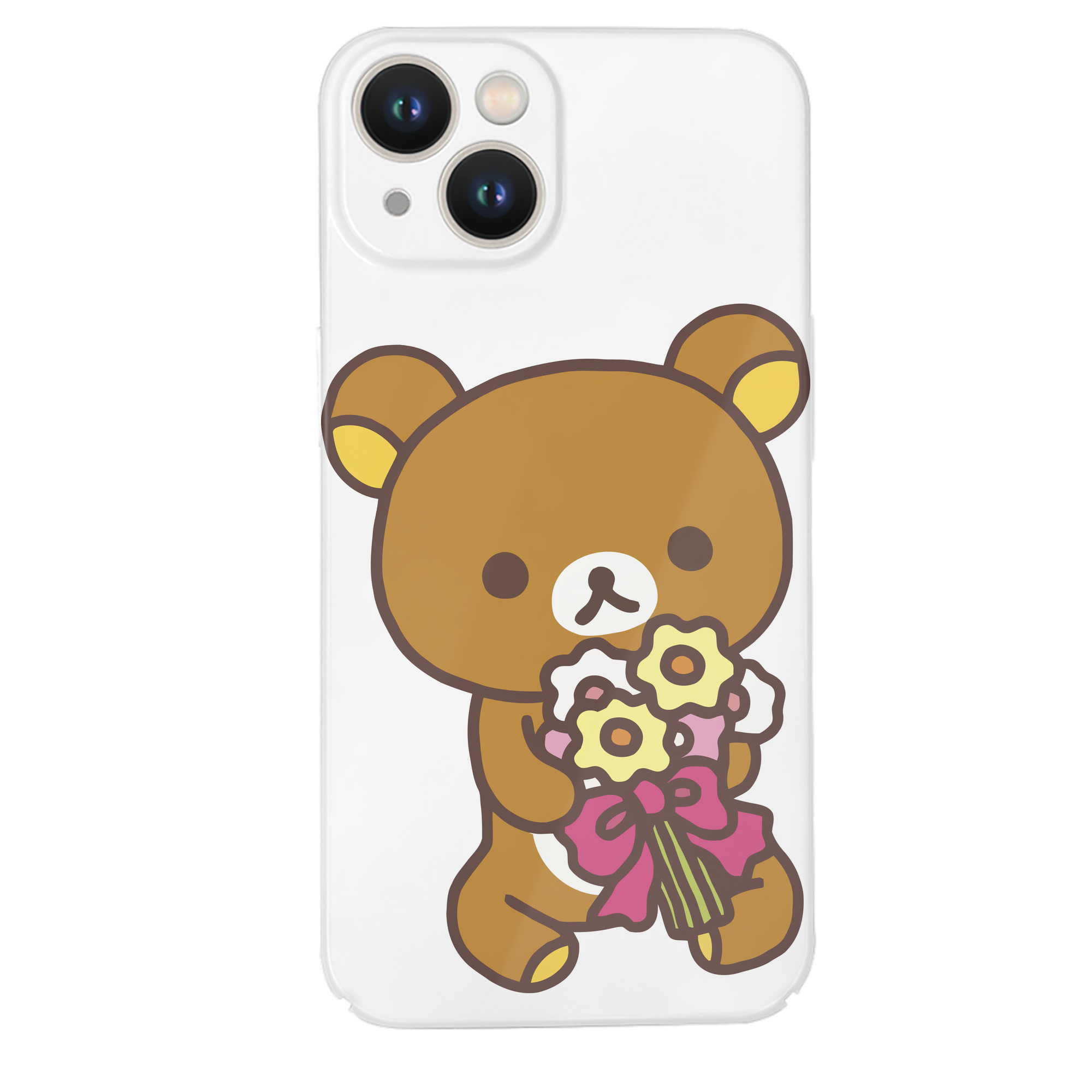 （画像用） リラックマ リラックマ キイロイトリ Rilakkuma Korilakkuma Kiiroitori 【iPhone 14シリーズ対応】ハードケース